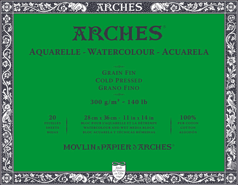 Arches 100% Cotton Watercolour Blocks