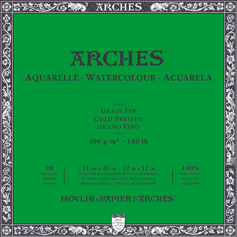 Arches 100% Cotton Watercolour Blocks