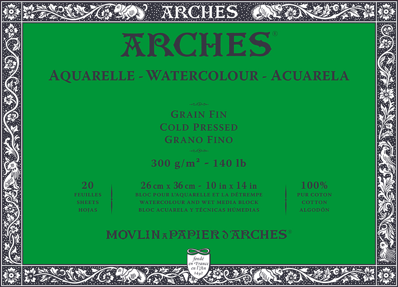 Arches 100% Cotton Watercolour Blocks