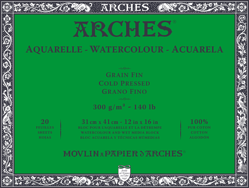 Arches 100% Cotton Watercolour Blocks