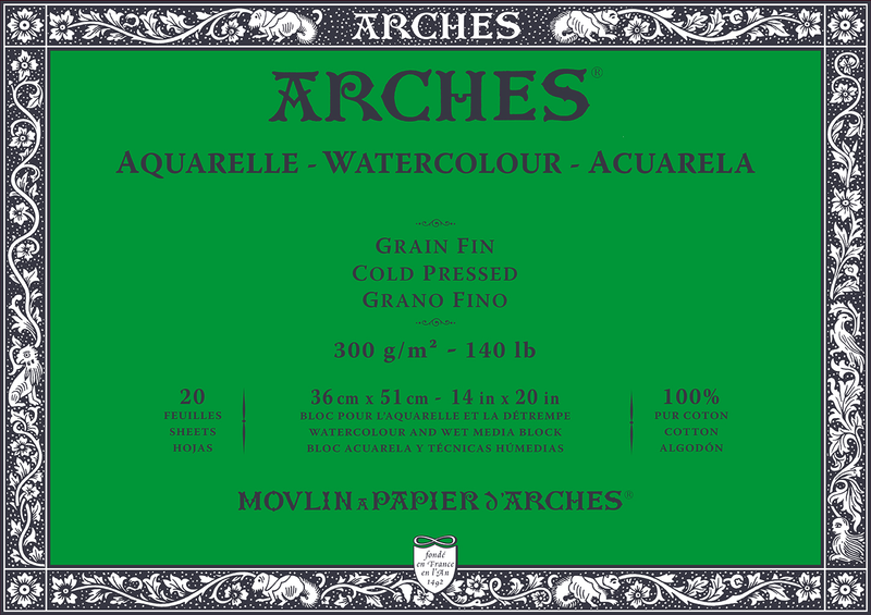 Arches 100% Cotton Watercolour Blocks