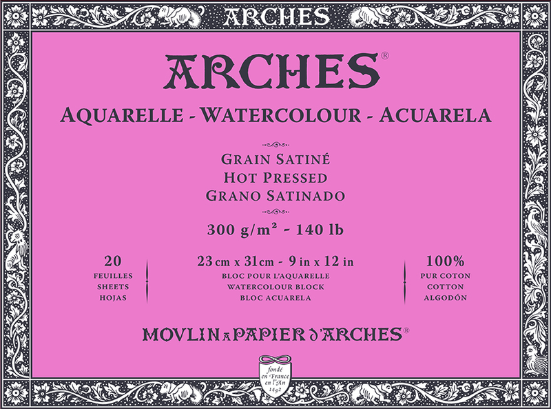 Arches 100% Cotton Watercolour Blocks
