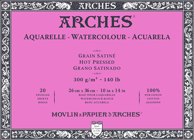Arches 100% Cotton Watercolour Blocks