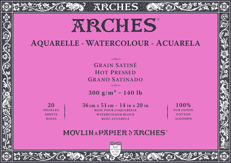 Arches 100% Cotton Watercolour Blocks