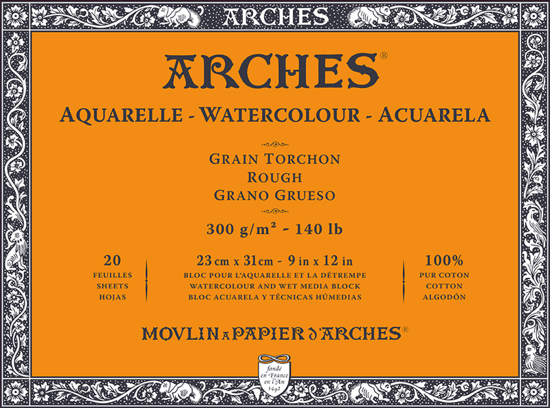 Arches 100% Cotton Watercolour Blocks