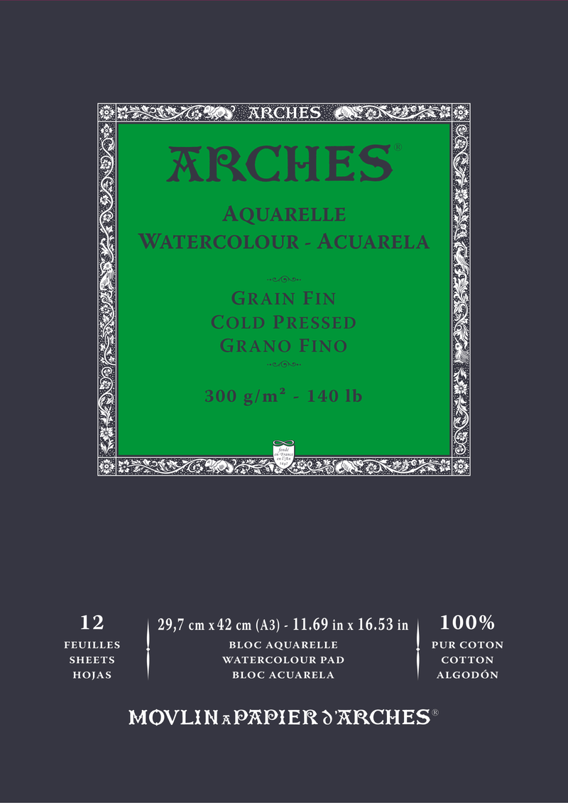 Arches 100% Cotton Watercolour Pads