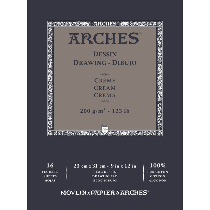 Velin D'Arches White Pad 200gsm 23x31cm
