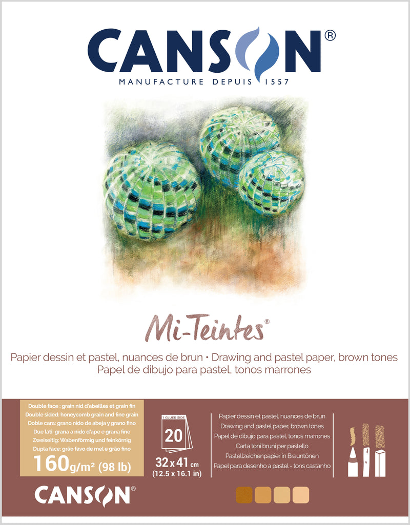 Mi-Teintes® 160gsm Pads Brown Tones