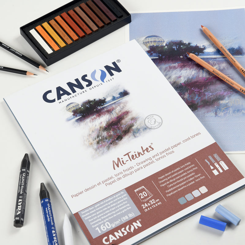 Mi-Teintes® 160gsm Pads Cool Tones