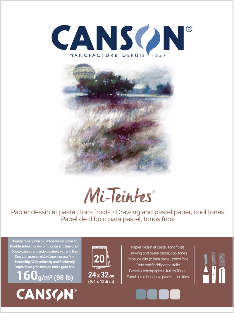 Mi-Teintes® 160gsm Pads Cool Tones