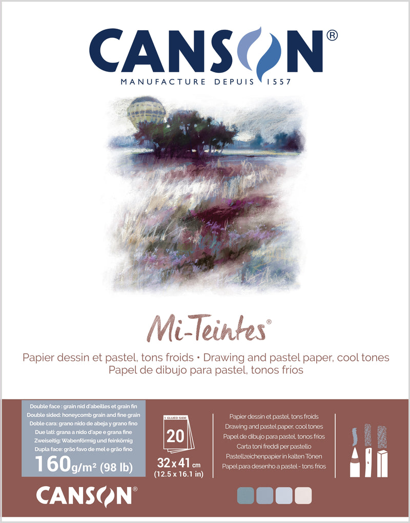 Mi-Teintes® 160gsm Pads Cool Tones