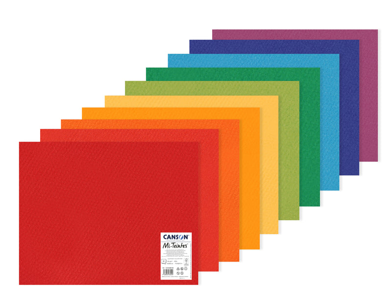 Canson Mi-Teintes 160gsm Assorted Sheets 50x65cm