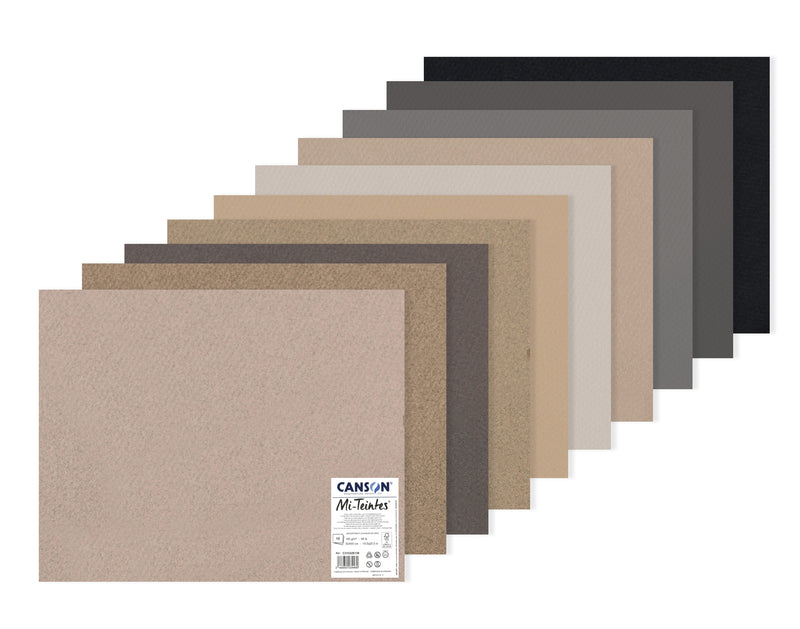 Canson Mi-Teintes 160gsm Assorted Sheets 50x65cm