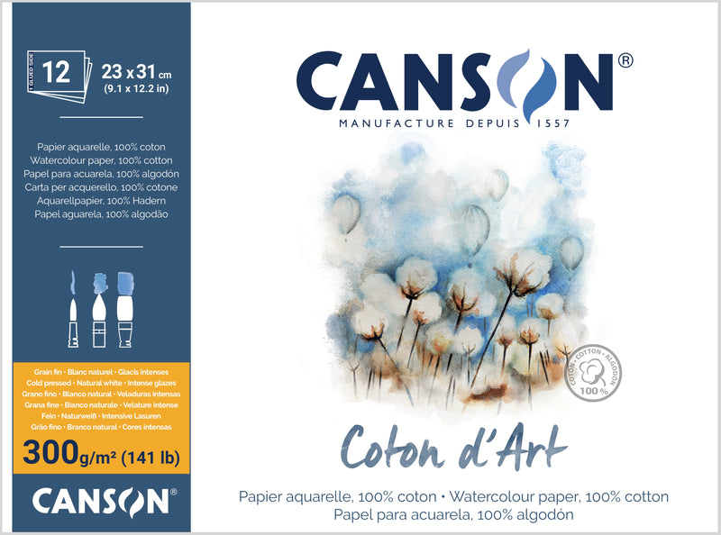 Canson Coton d'Art Pads : COMING SOON