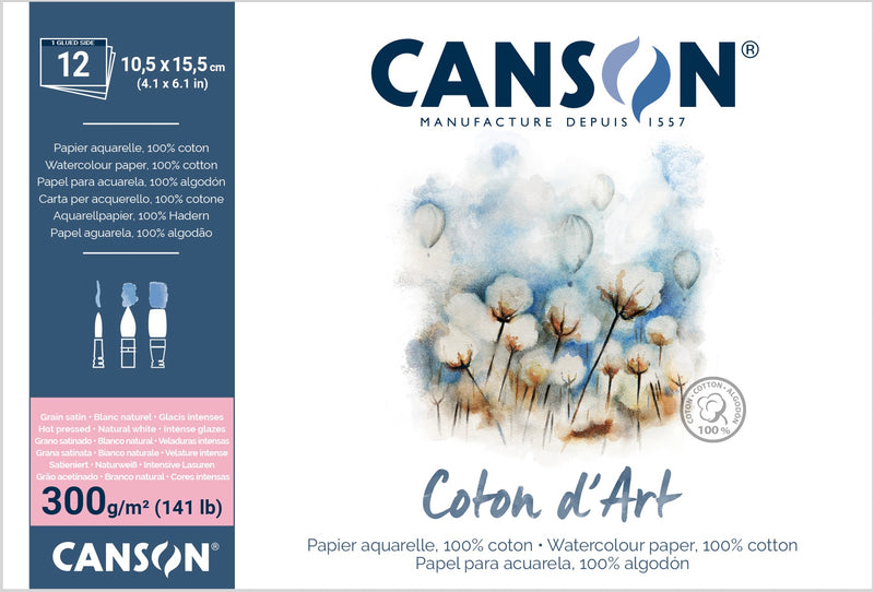 Canson Coton d'Art Pads : COMING SOON