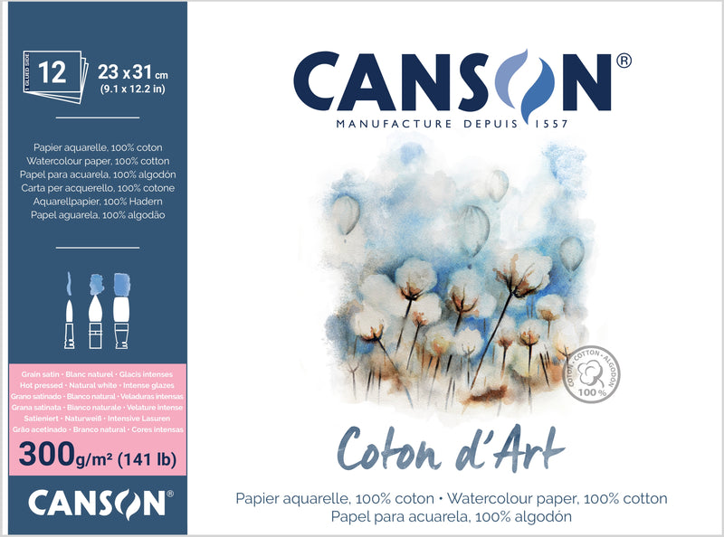 Canson Coton d'Art Pads : COMING SOON