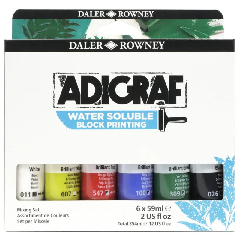 Adigraf WaterSoluble Block Printing Set "NEW" Available 2nd half 2026