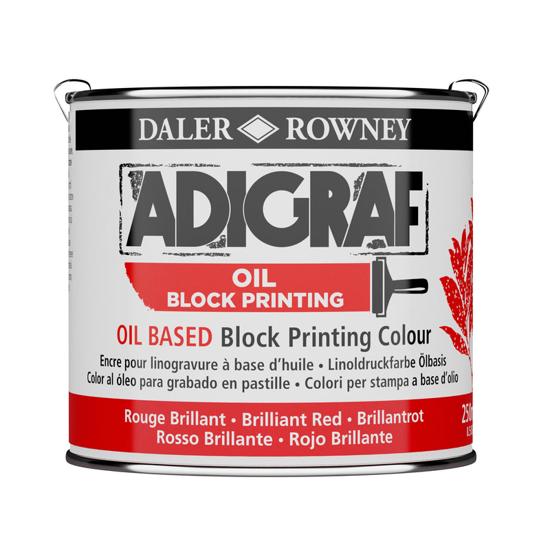 Adigraf Block Printing Oil Colour 250ml "NEW" Available 2nd half 2026