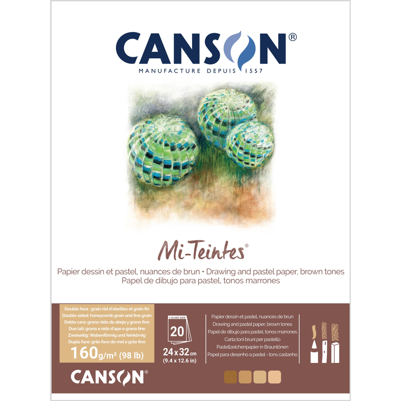 Mi-Teintes® 160gsm Pads Brown Tones