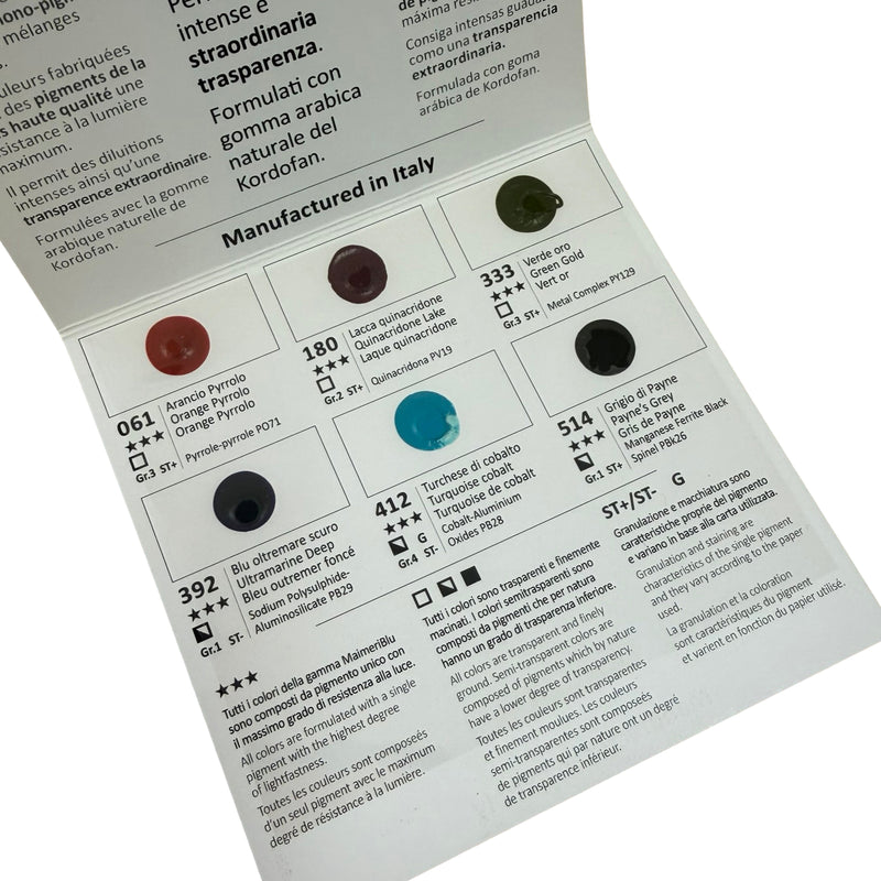 Maimeri Blu Dot Card 6 Colours