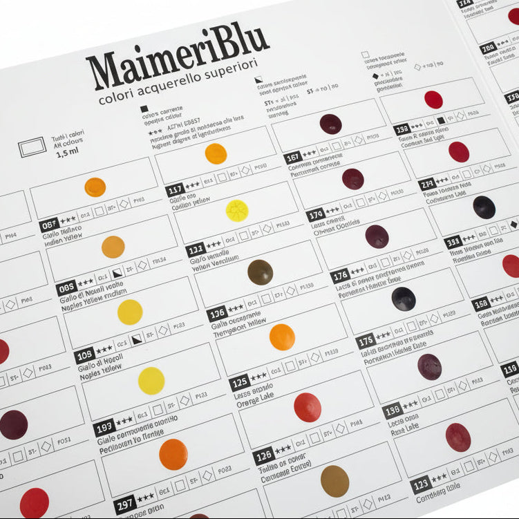 Maimeri Blu Dot Cards 90 Colours