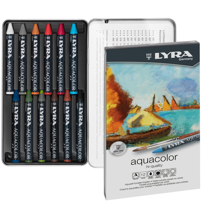 Lyra Aquacolor Crayons