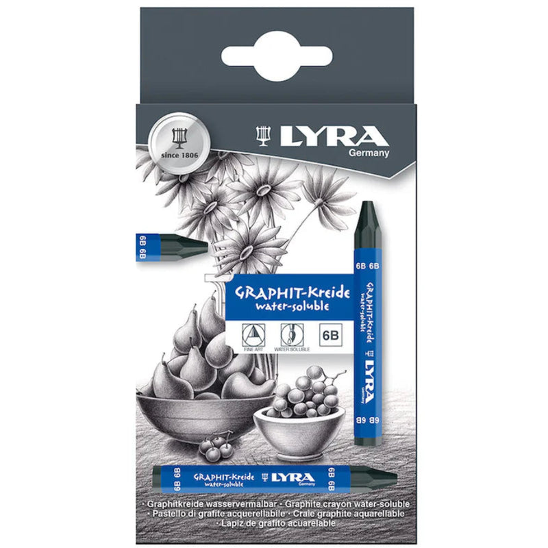 Lyra Water-Soluble Graphite Crayons