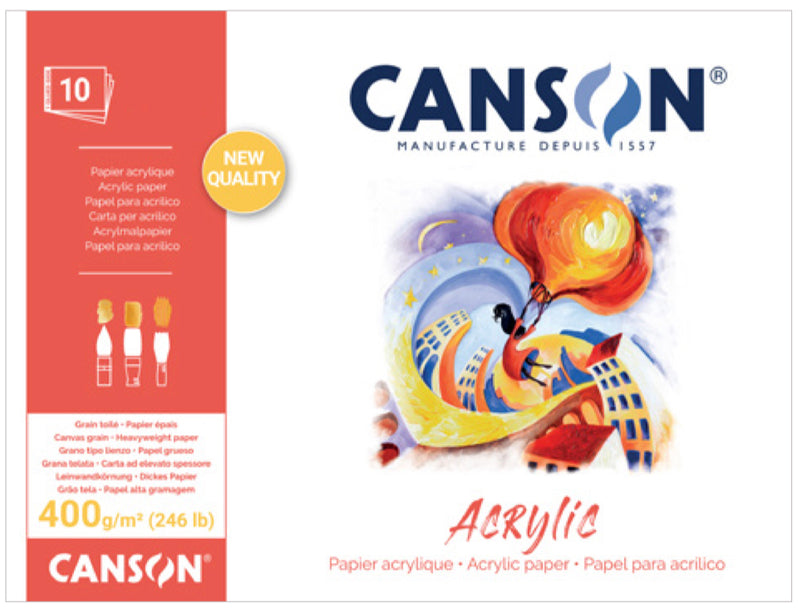Canson® 400gsm Acrylic Pads
