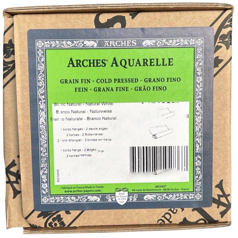 Arches 100% Cotton Watercolour Rolls 356gsm ( Natural White )
