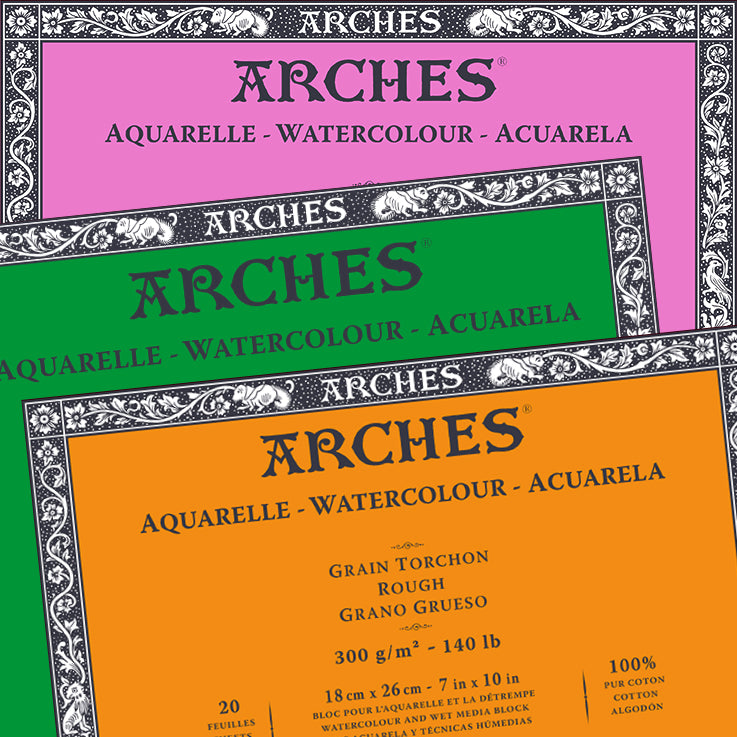 Arches 100% Cotton Watercolour Blocks