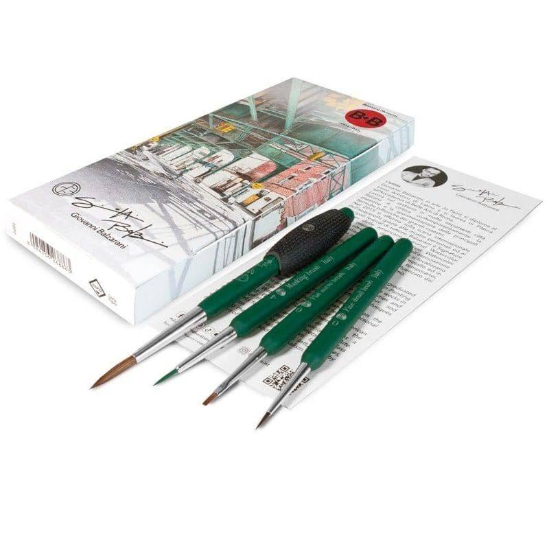 Borciani e Bonazzi Giovanni Balzarani Hyperrealism 4 Brush Set