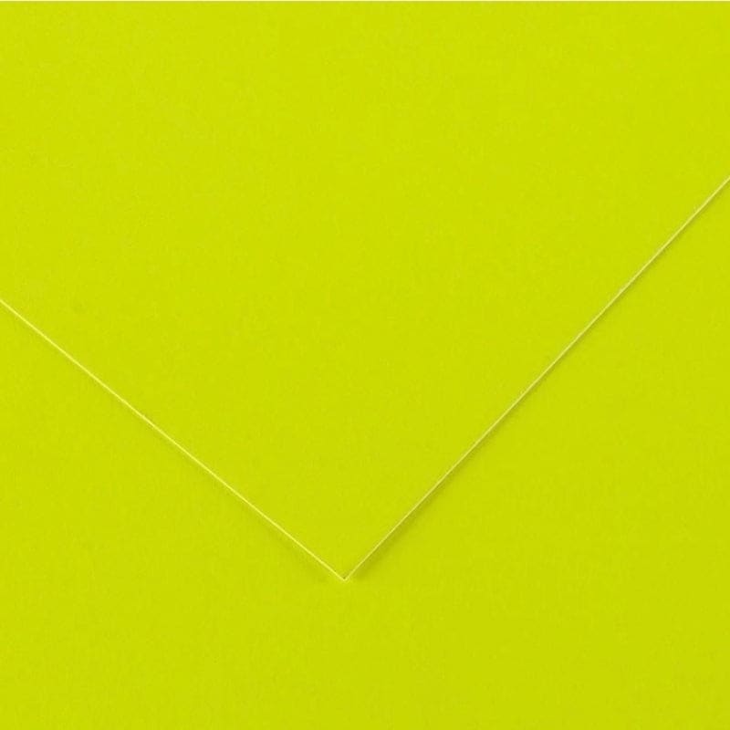 CANSON IRIS VIVALDI FILA NEW Iris Vivaldi 250 Sheet Fluorescent Yellow 50 x 65 cm Canson Iris Vivaldi Fluorescent Board 50x65cm