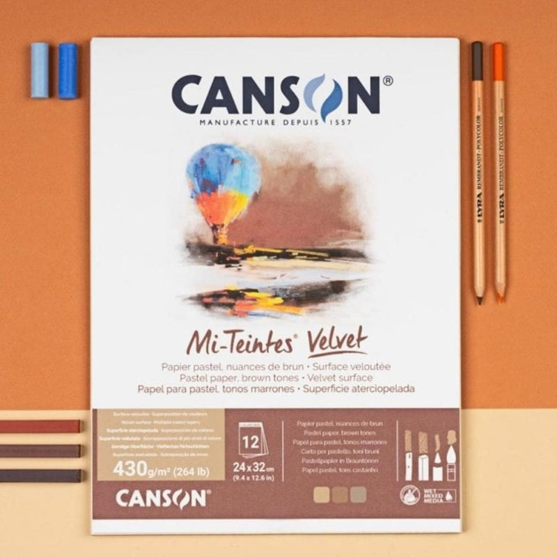 CANSON MI-TEINTES FILA NEW Canson Mi-Teintes Velvet Rolls