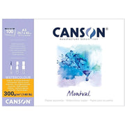 CANSON PADS FILA NEW A3 : Coldpress : Montval 300 Pad 100 Sheets Canson Montval Pads Coldpress 300gsm