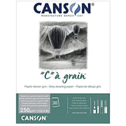 FILA NEW FILA NEW A3 Grey 30 Sheets Canson Toned "C" à grain® 250 gsm