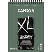 CANSON XL FILA NEW A4 - 21 x 29.7 cm - Spiral pad (50 sheets) Canson XL® Drawing Recycled 160gsm