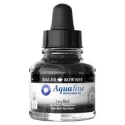 FILA NEW FILA NEW Aquafine 29.5ml Ink Ivory Black Daler Rowney Aquafine Watercolour Ink 29.5ml