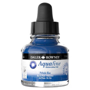 FILA NEW FILA NEW Aquafine 29.5ml Ink Phthalo Blue Daler Rowney Aquafine Watercolour Ink 29.5ml