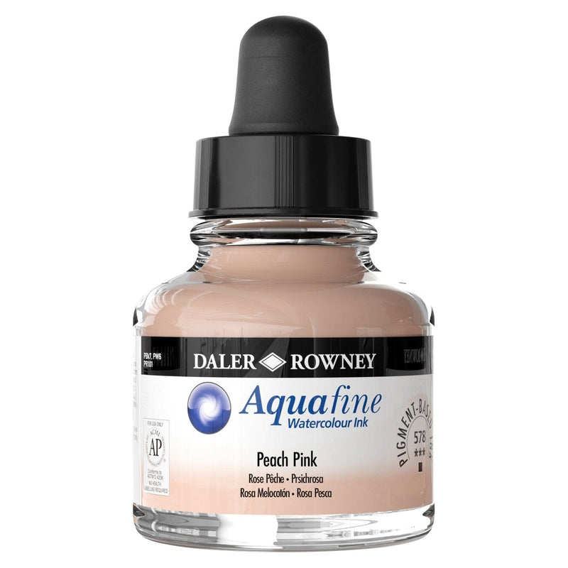 FILA NEW FILA NEW Aquafine 29.5ml Ink Portrait Pink Daler Rowney Aquafine Watercolour Ink 29.5ml