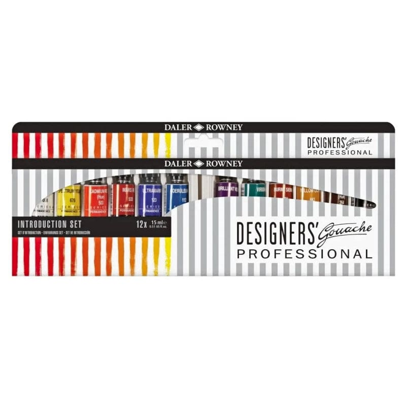 FILA NEW FILA NEW Designers Introduction Set 12x15ml Daler Rowney Designer Gouache Sets