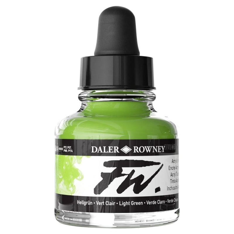 FILA NEW FILA NEW FW Ink 29.5ml Light Green Daler Rowney FW Ink 29.5ml