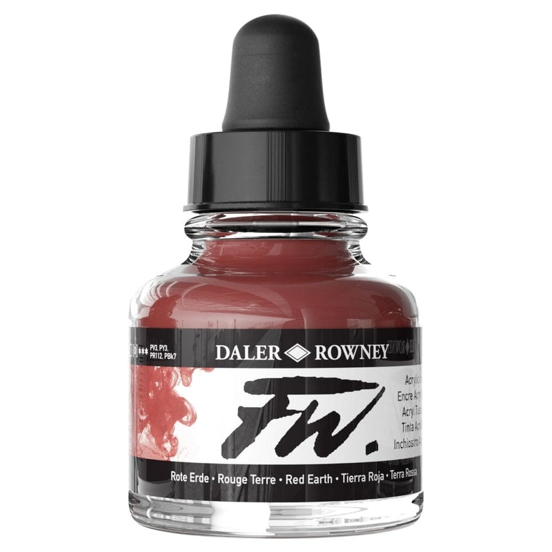 FILA NEW FILA NEW FW Ink 29.5ml Red Earth Daler Rowney FW Ink 29.5ml