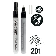 FILA NEW FILA NEW 201 FW Marker Set 2x 1-2mm Rd+Nibs Daler Rowney FW Refillable Paint Markers Set