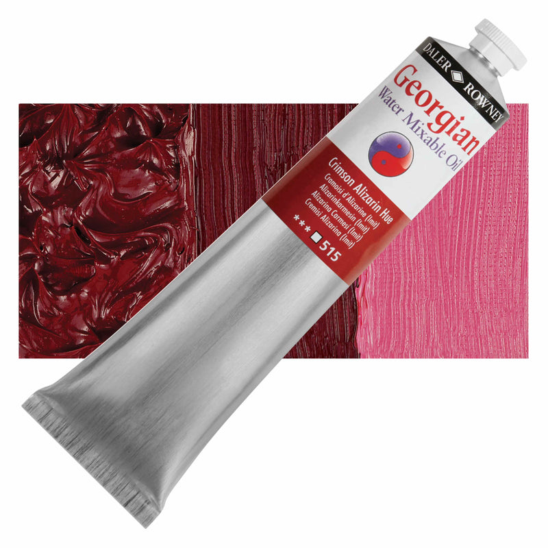 Daler-Rowney Georgian Watermixable Oil Crimson Alizarin Hue
