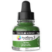 FILA NEW FILA NEW System3 Ink 29.5ml Sap Green Daler-Rowney System 3 Acrylic Ink
