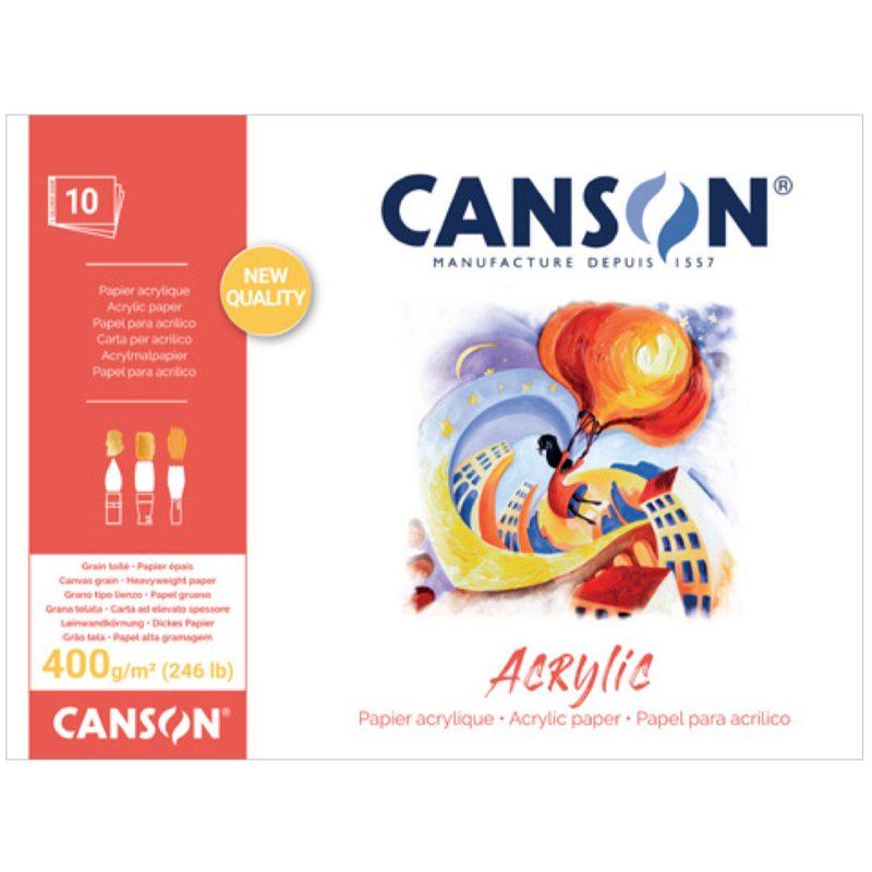 Canson® 400gsm Acrylic Pads