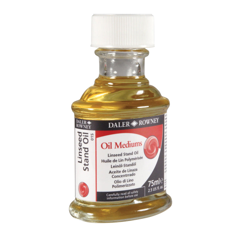 DALER ROWNEY GEORGIAN FILE NEW Linseed Stand Oil 75ml Georgian Oil Linseed Stand Oil Medium