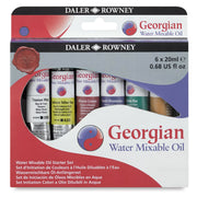 DALER ROWNEY GEORGIAN WATERMIXABLE DALER ROWNEY Georgian Water Mixable Starter Set 6x20ml