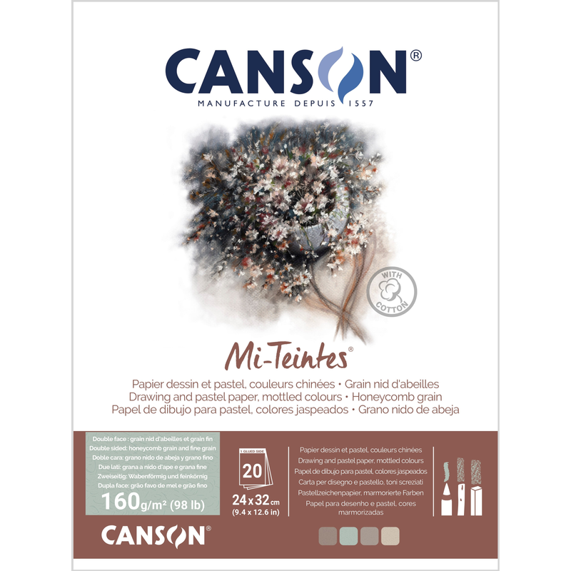 Mi-Teintes® 160gsm Pads Mottled Colours