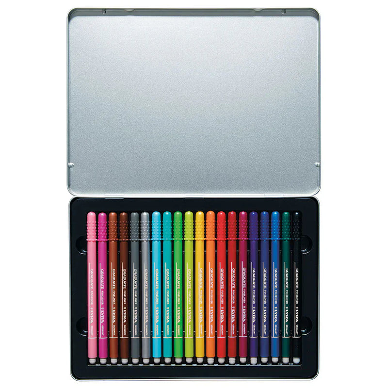 LYRA Lyra Graduate Fineliner Metal Tin Set 20pcs